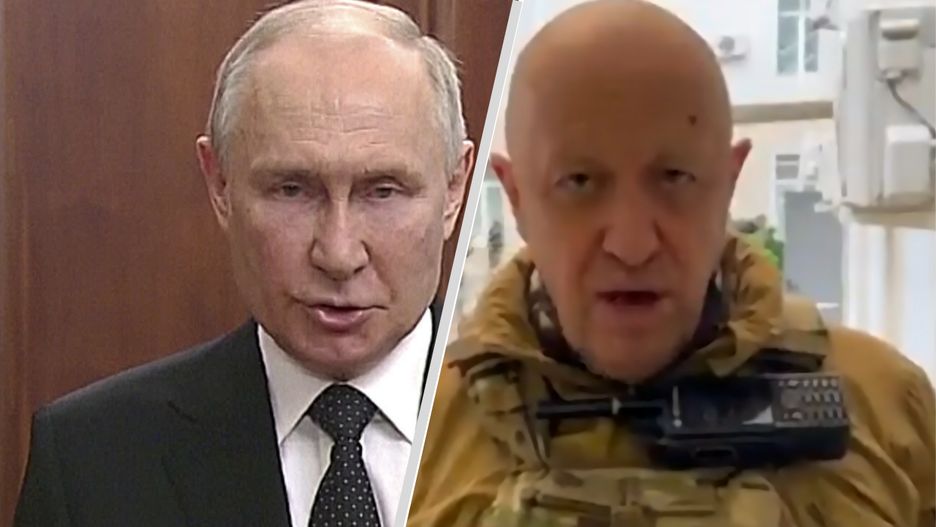 Władimir Putin i Jewgienij Prigożyn