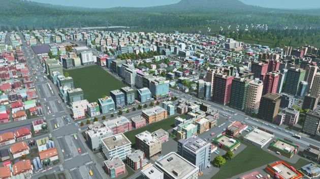 Cities: Skylines główna ulica miasta