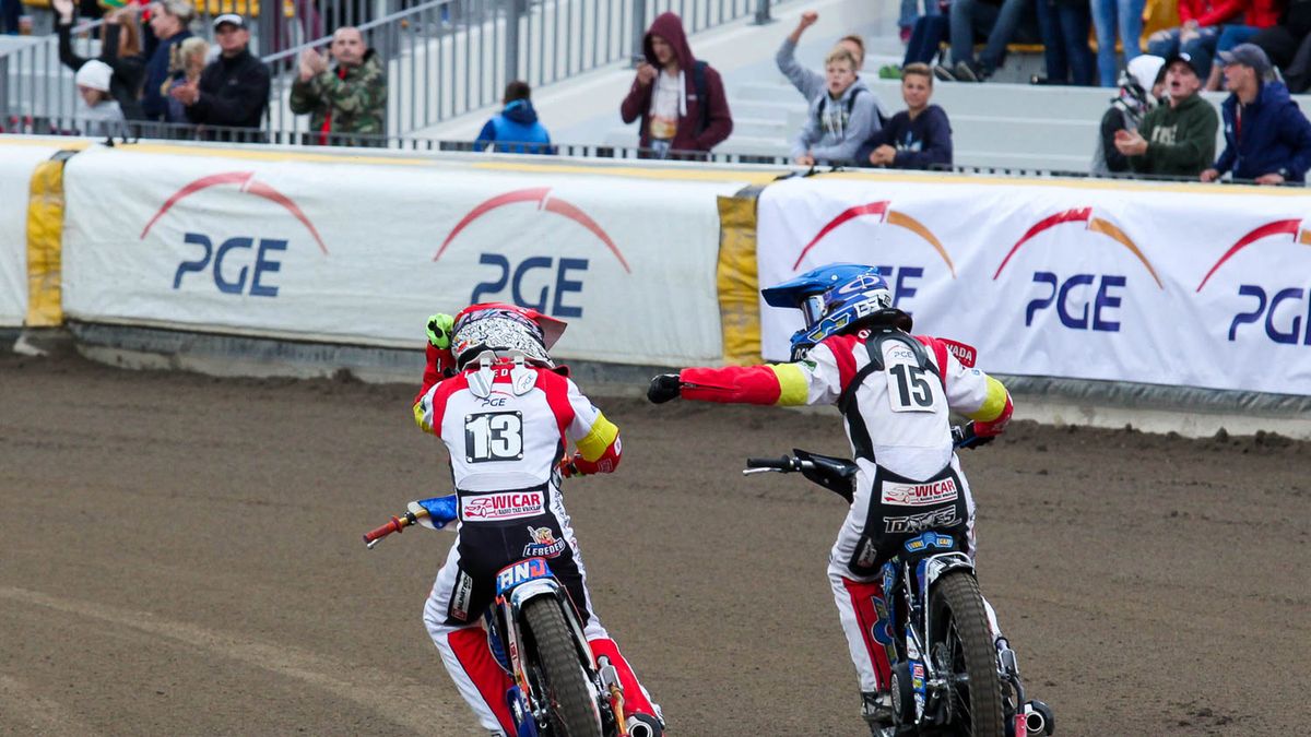 WP SportoweFakty / Katarzyna Łapczyńska / Maksym Drabik i Andrzej Lebiediew.