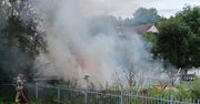 Gorzów: Pożar busa, gałęzi i śmieci