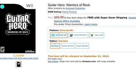 Guitar Hero: Warriors of Rock