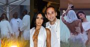 Tłum gwiazd na "białej imprezie" u miliardera: Kim Kardashian z OGROMNYM dekoltem, Emily Ratajkowski, Megan Fox (ZDJĘCIA)