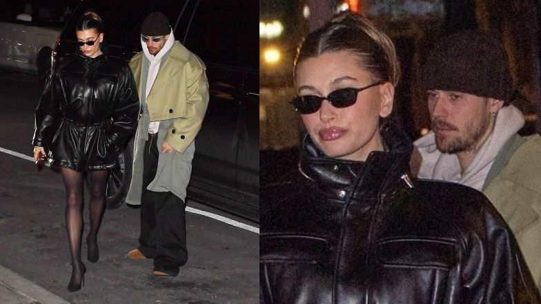 Hailey Bieber i Justin Bieber na kolacji