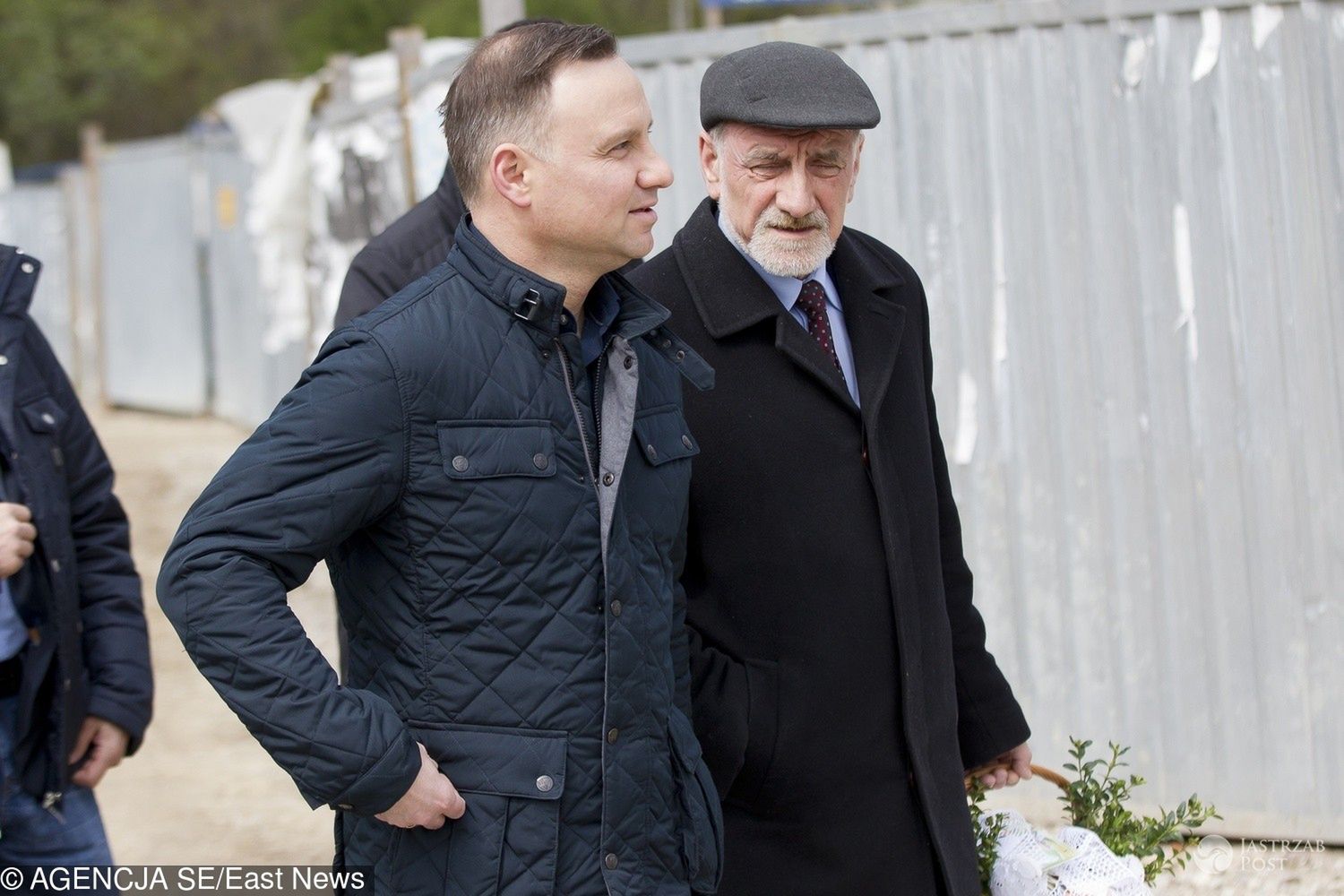 Andrzej Duda z ojcem - Wielkanoc 2017
