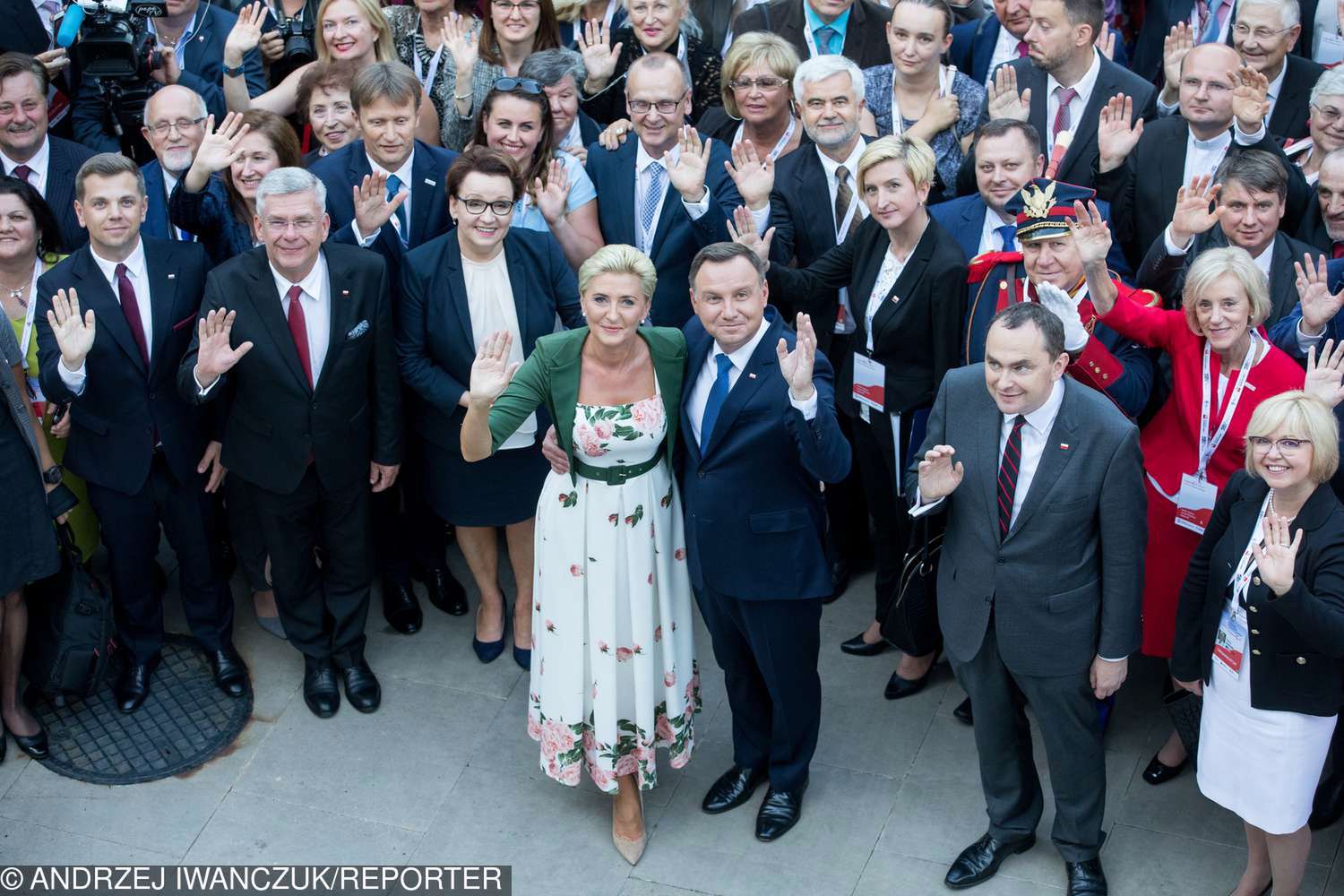 Andrzej Duda i Agata Duda na Światowym Zjeździe Polonii