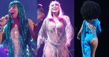 71-letnia (!) Cher w prześwitujących kreacjach szaleje na scenie (ZDJĘCIA)