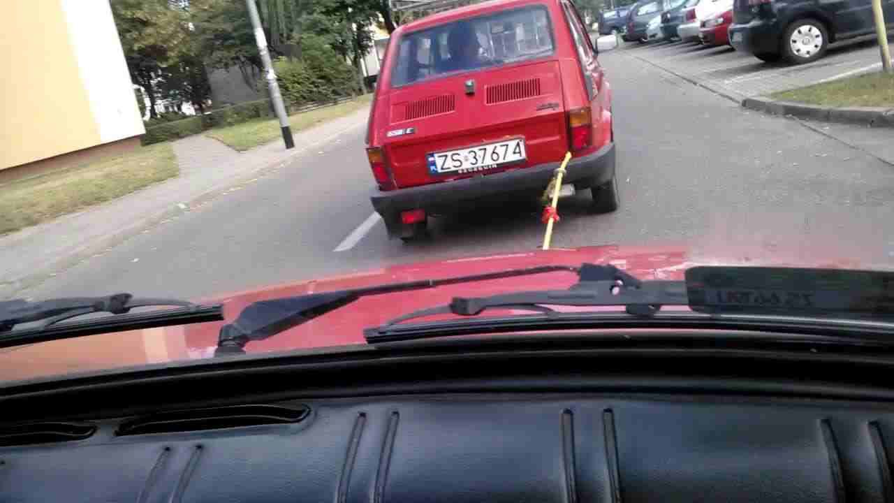 Niewłaściwe holowanie samochodu