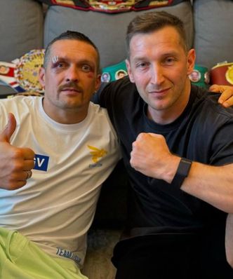 Usyk podarował Polakowi markowy zegarek. Padło pytanie, czy to... podróbka