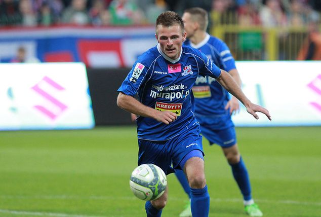 Marcin Wodecki (na pierwszym planie) i Krzysztof Chrapek nie wnieśli za wiele do gry Podbeskidzia przeciwko Jagiellonii