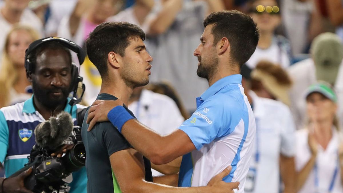 Zdjęcie okładkowe artykułu: Getty Images / Ian Johnson/Icon Sportswire  / Na zdjęciu: Carlos Alcaraz i Novak Djoković