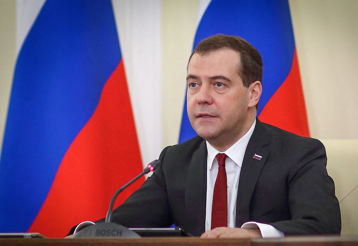 
Propagandowy wpis. Miedwiediew zabrał głos w sprawie separatystycznych republik