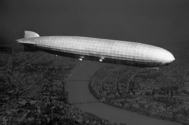 Zeppeliny - bombowce strategiczne Niemców w czasie I wojny światowej