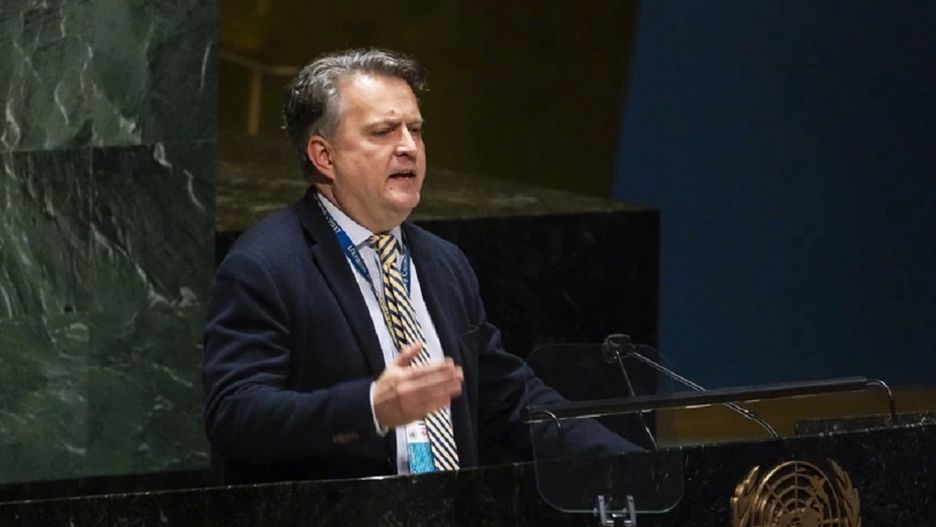 Ambasador Ukrainy Serhij Kysłycia: ponad pół miliona Ukraińców wywieziono nielegalnie do Rosji. Fot. PAP/EPA / JUSTIN LANE