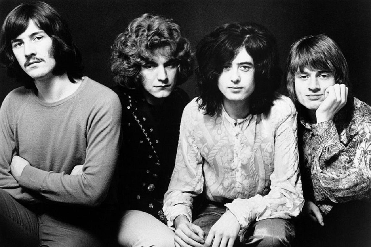 Od lewej: John Bonham, Robert Plant, Jimmy Page, John Paul Jones