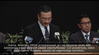 Lot MH370. Poszukiwacze namierzyli kolejnych 122 przedmiotów