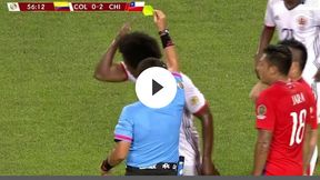 Kolumbia - Chile: czerwona kartka dla Carlosa Sancheza