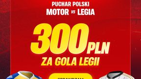 Gra Puchar Polski. Odbierz 300 zł bonusu za gola Legii
