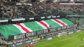 Protest kibiców Legii Warszawa. Wywiesili transparent