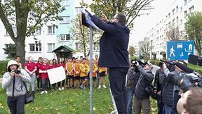 Tego chciała młodzież. Robert Lewandowski został patronem ulicy w Kuźni Raciborskiej (galeria)