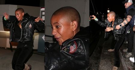 Rozweselona ponad miarę Willow Smith zalicza glebę, opuszczając after party Justina Biebera (ZDJĘCIA)
