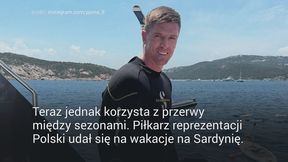 #dziejesiewsporcie Wyjątkowe wakacje Krzysztofa Piątka. Szaleństwo u wybrzeży Włoch