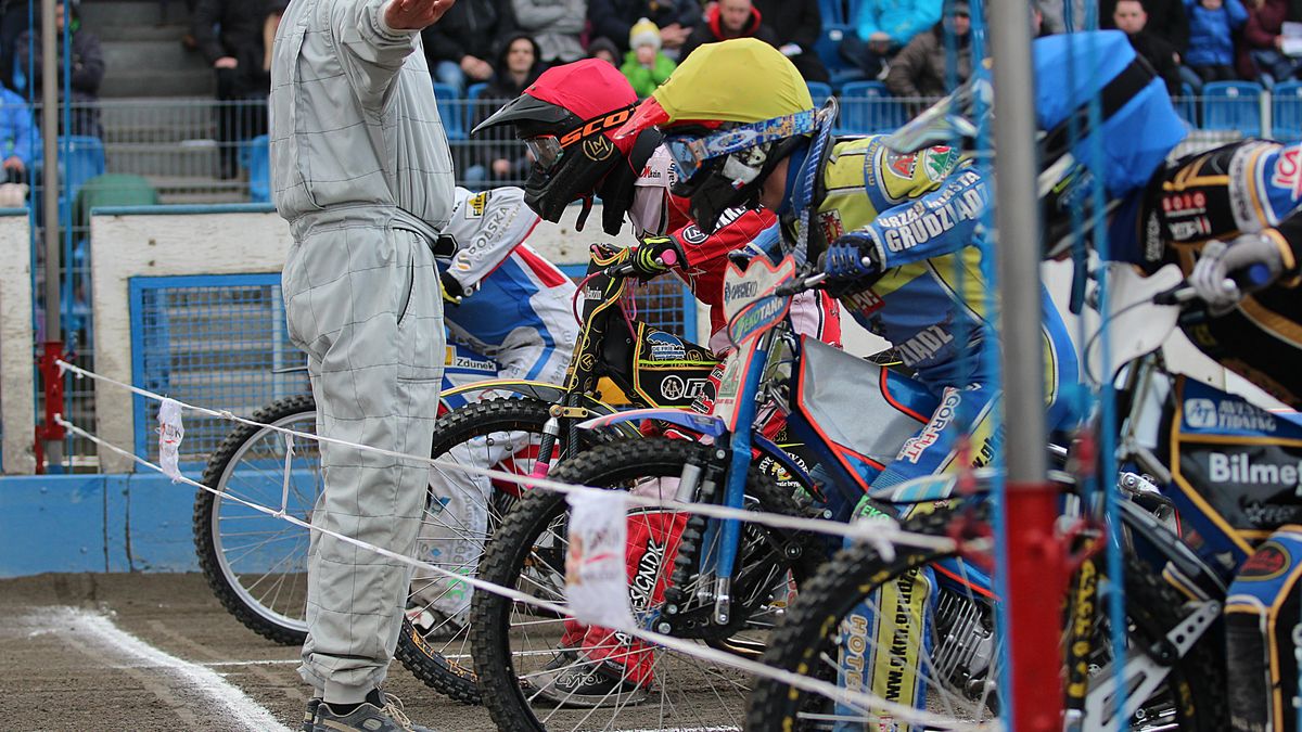 WP SportoweFakty / Grzegorz Jarosz / Żużlowcy gotowi do startu wyścigu