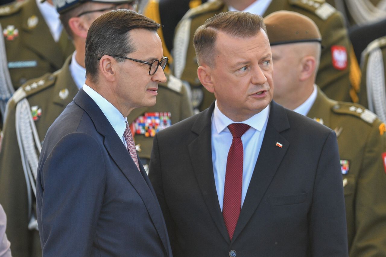 Przemówienie Błaszczaka. Nagle minister wspomniał o Kaczyńskim