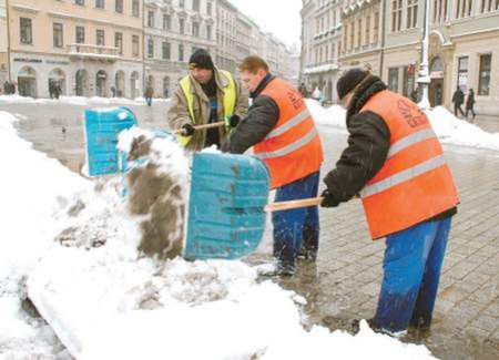 Kraków pokryła gruba warstwa śniegu