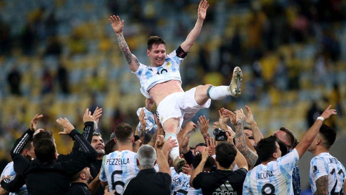 Lionel Messi po zwycięstwie w Copa America 2021