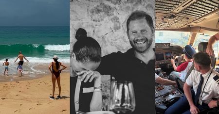 Bajeczne wakacje Meghan Markle i Harry'ego w Portugalii: kąpiele w oceanie, kolacje i wizyta Archiego w kokpicie (ZDJĘCIA)