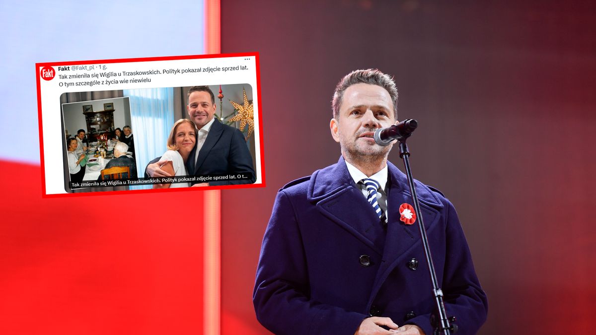 Rafał Trzaskowski spędza wigilię u swoich teściów