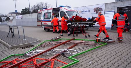 Białystok. Wypadek podczas próby bicia rekordu Guinnessa