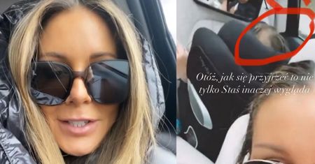 Małgorzata Rozenek pozdrawia spostrzegawczą redakcję Pudelka i wyjaśnia FILTR NA TWARZY SYNA: "Nie tylko Staś inaczej wygląda!"
