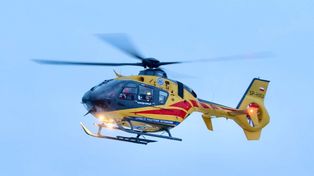 Akcja LPR w Mielcu. Helikopter ratował pacjenta z tętniakiem