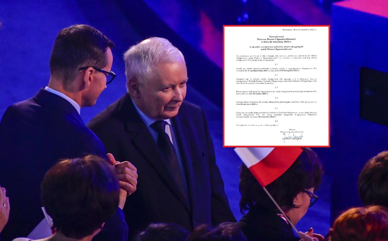 Jarosław Kaczyński zarządził wybory w PiS