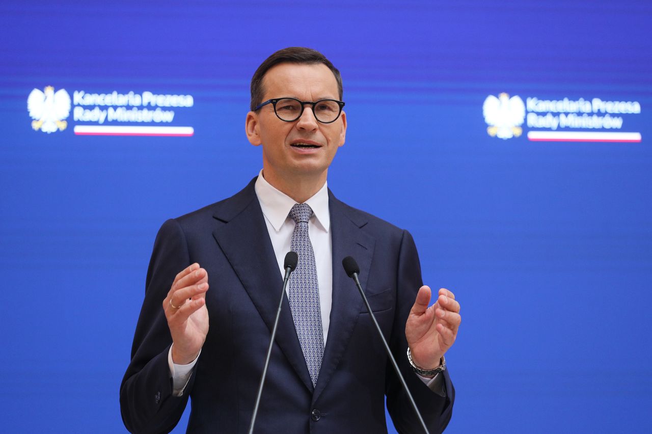 Mateusz Morawiecki
Warszawa, 09.06.2023. Premier Mateusz Morawiecki podczas konferencji prasowej po posiedzeniu Rady Ministr�w, 9 bm. w siedzibie Kancelarii Prezesa Rady Ministr�w w Warszawie. (sko) PAP/Pawe� Supernak
Pawe� Supernak
kancelaria prezesa rady ministr�w, konferencja, konferencji prasowej, KPRM, polityk polityka, prasowa