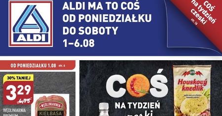 Aldi najnowsza gazetka od poniedziałku 1 sierpnia. Aldi gazetka od 1.08 do 6.08
