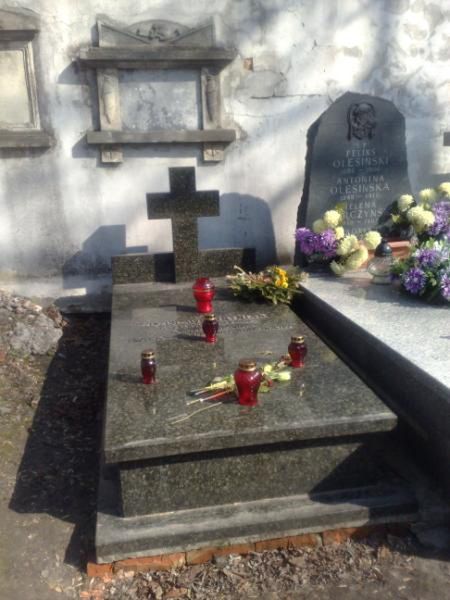 Grób reżysera Jana Hryniaka