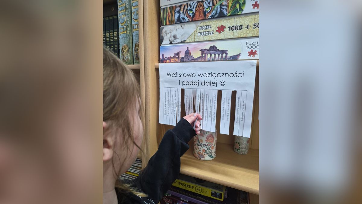 Specjalne karteczki dla podopiecznych MOW im. J. Korczaka.