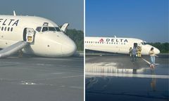 Samolot lądował bez podwozia. Zdjęcia z USA krążą w sieci