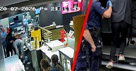Sceny jak z filmu. Rzucili się na siebie z pięściami. Jest nagranie