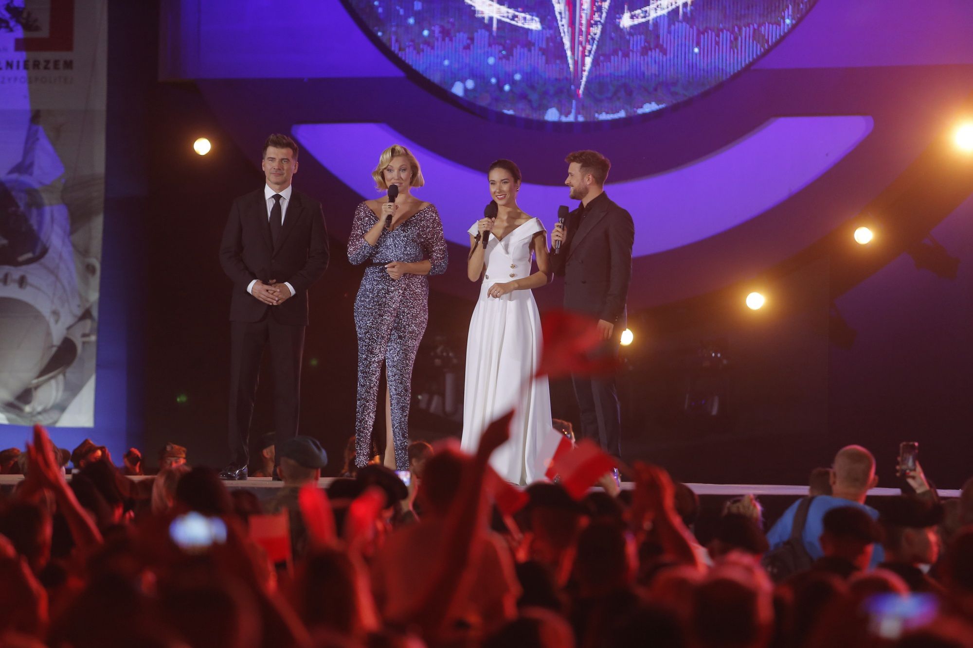 Ida Nowakowska, Karolina Pajączkowska, Tomasz Kammel i Aleksander Sikora