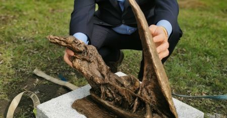 Pierwszy z chodzieskich karzełków już zamontowany