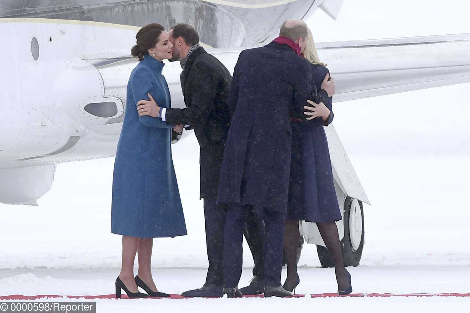 Księżna Mette-Marit na spotkaniu z księżną Kate i księciem Williamem
