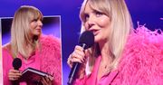 Agnieszka Woźniak-Starak poszalała ze stylizacją na Fryderykach. Róż i pióra, to u niej rzadkość