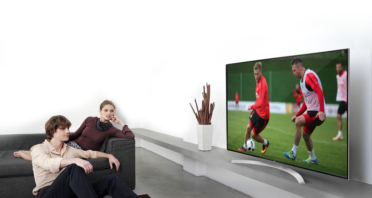LG Super UHD 4K – najlepszy telewizor na Euro 2016