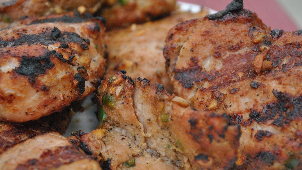 Opiekana polędwiczka wieprzowa (mięso i tłuszcz)