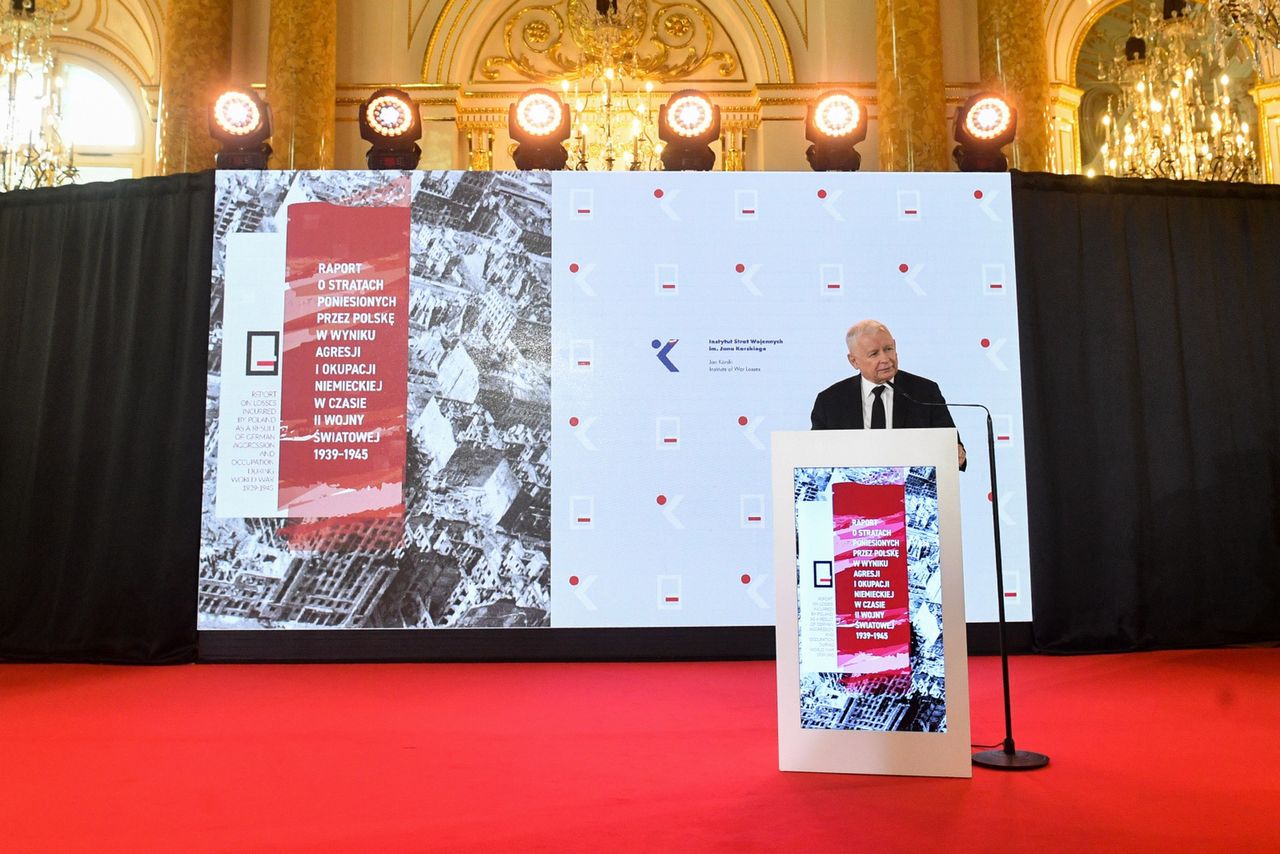 Kaczyński podał kwotę reparacji od Berlina. Ogromna liczba