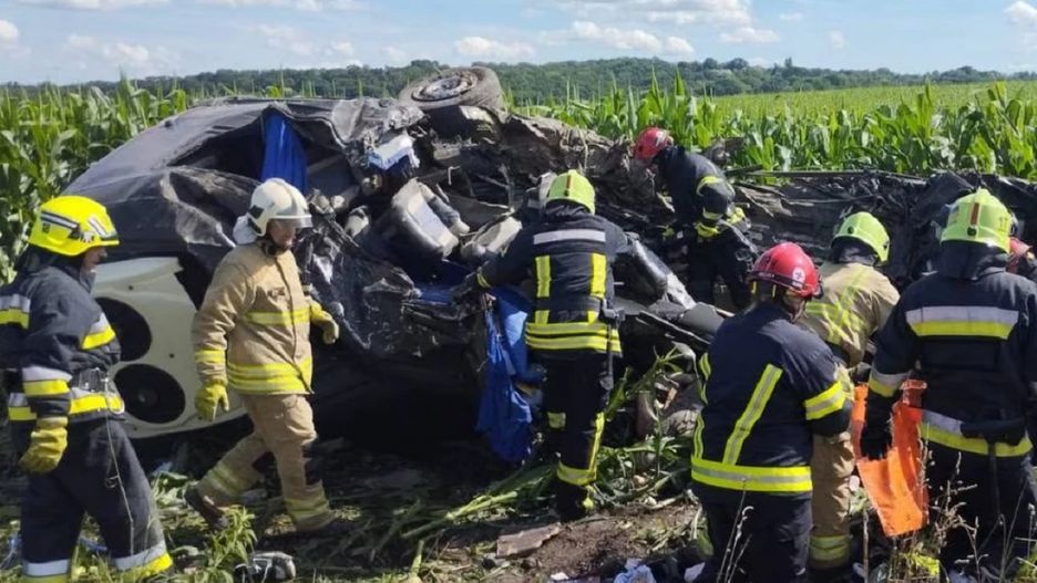 Tragiczny wypadek w Ukrainie. Nie żyje 14 osób, w tym dziecko