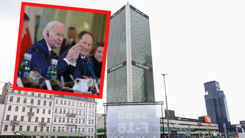 Joe Biden podczas wizyty w Warszawie zatrzymał się w hotelu Marriott